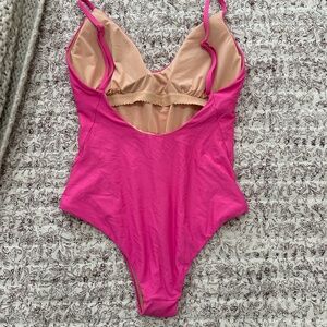 Hot pink J. Crew swimsuit